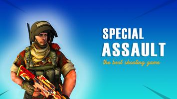 strike  Combat Assault Free fire Critical Ops 3D Affiche