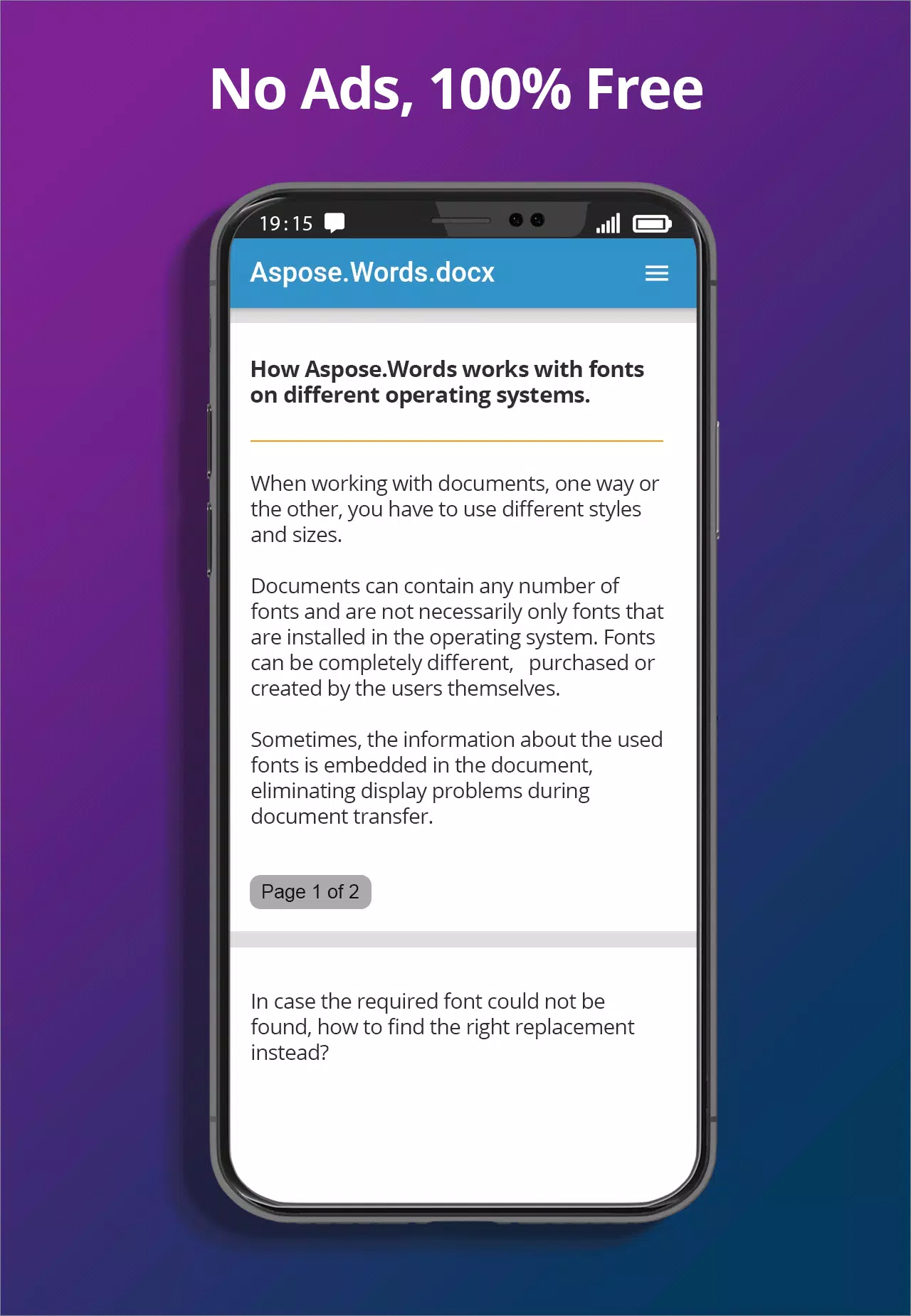 Aspose Words Read Docx Pdf Mobi For Android Apk Download