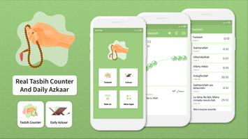 Real Tasbih Counter and Azkar poster