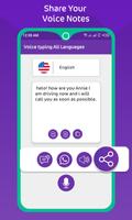Voice Typing in All Languages Plakat