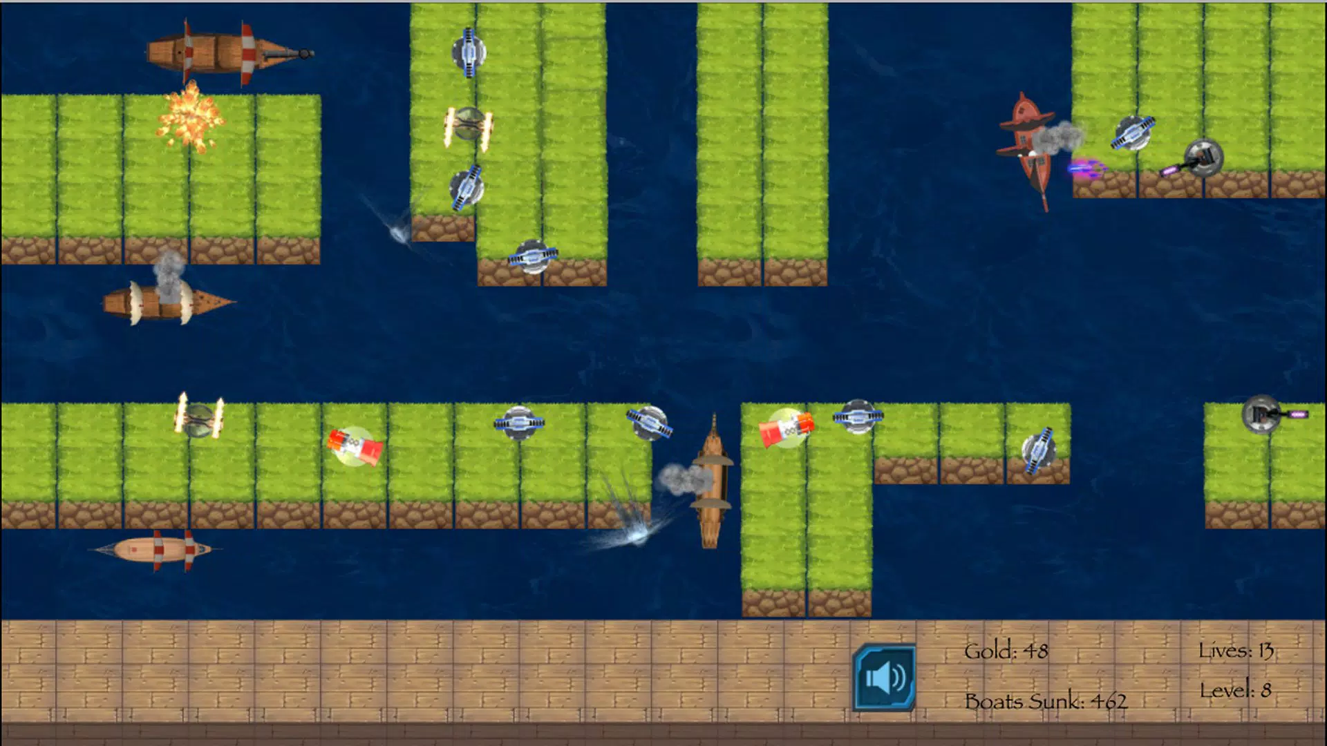 Medieval Ships Defense