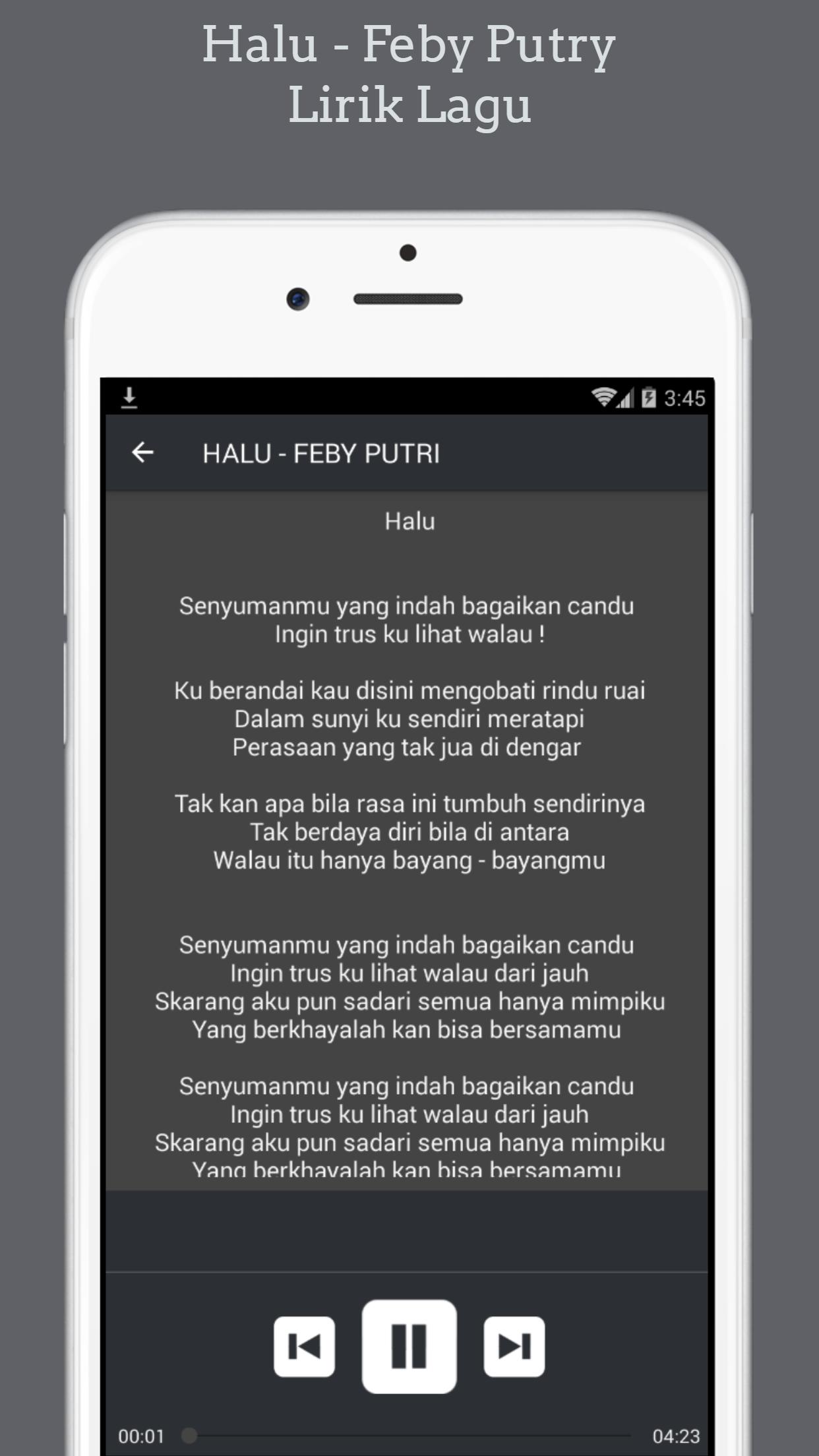 Feby Putri Halu Lirik Lagu For Android Apk Download