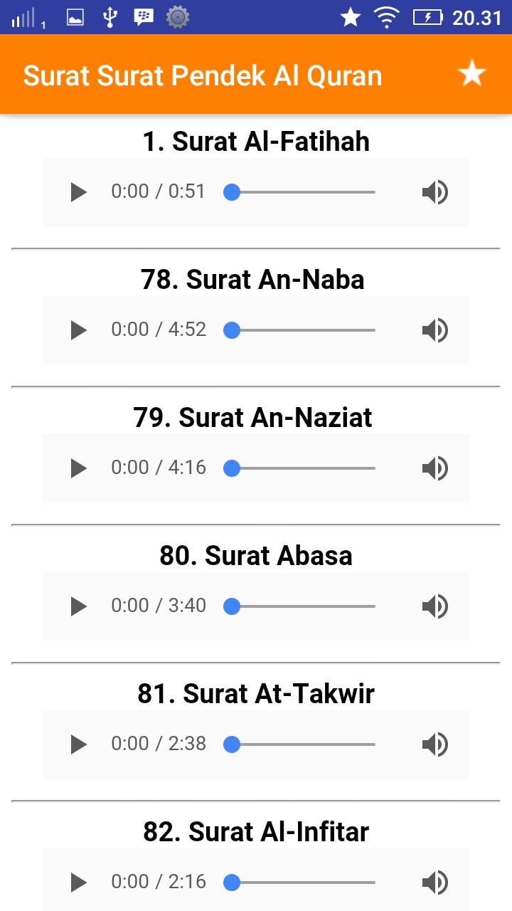 Surat Surat Pendek Al Quran Juz 30 + MP3 Offline for Android - APK Download