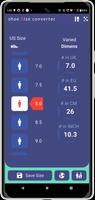 برنامه‌نما Shoe Size Converter عکس از صفحه