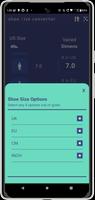 برنامه‌نما Shoe Size Converter عکس از صفحه
