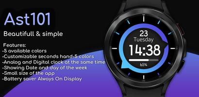 Ast101 - Watch face poster