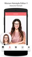 Woman Hairstyle Photo Editor تصوير الشاشة 1