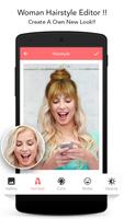 Woman Hairstyle Photo Editor تصوير الشاشة 2