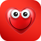 Heart Smileys free Emoticons and Symbols icône