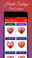 Heart Smileys free Emoticons and Symbols Affiche
