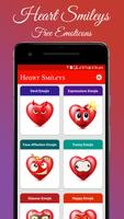 Heart Smileys free Emoticons and Symbols स्क्रीनशॉट 1