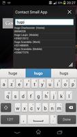 Contact Small App capture d'écran 1