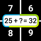 算数 メンタル 数学 ゲーム : 掛け算, 足し算, 引き算 アイコン