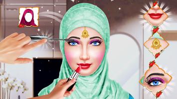 Hijab Wedding Makeup And Salon Affiche