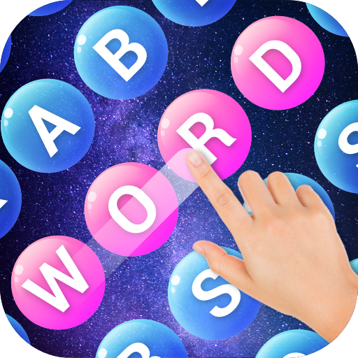 Scrolling Words Bubble Game