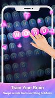 Scrolling Words Bubble โปสเตอร์