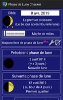 Phase de Lune Checker Affiche