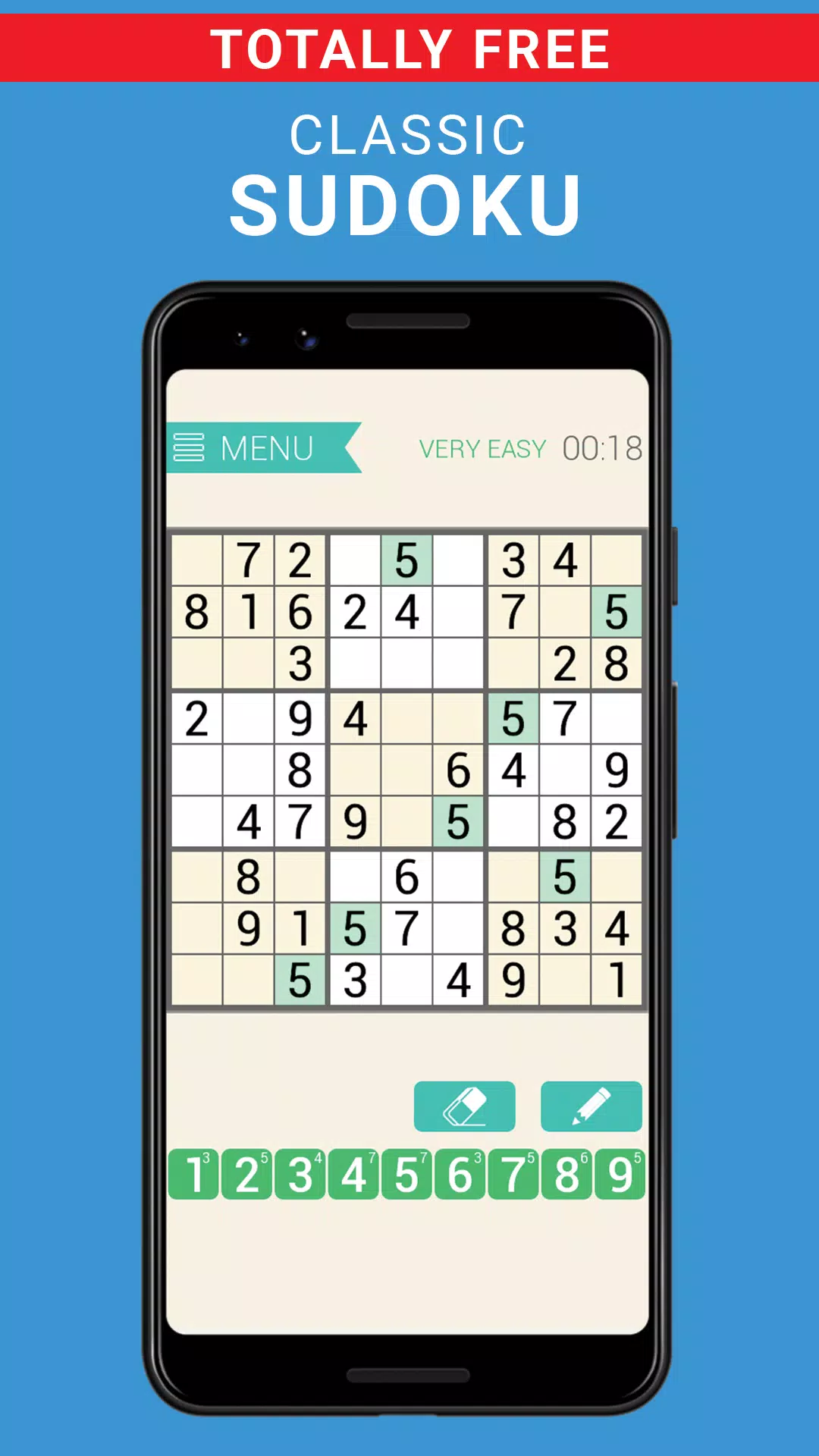 Sudoku classic – easy sudoku