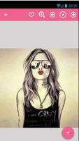 رسومات بنات الملصق