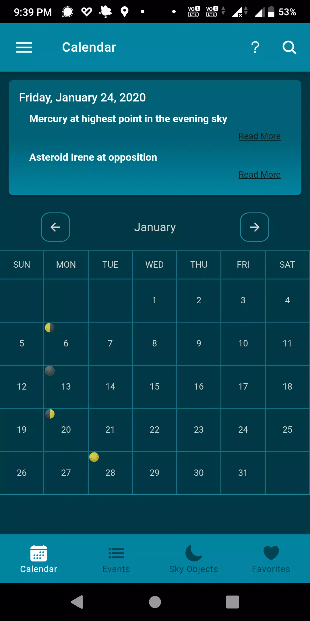 astrocalendar