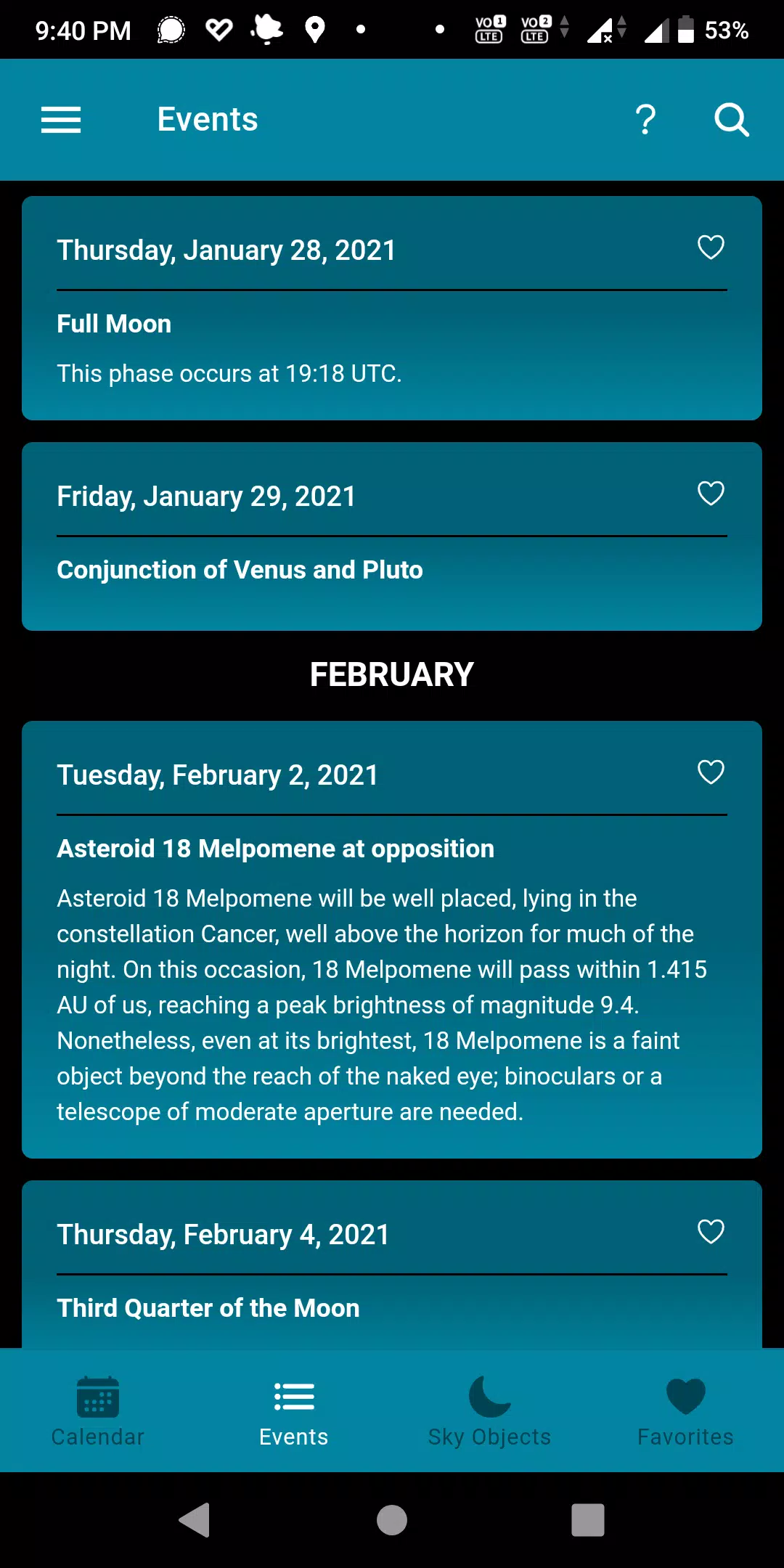 astrocalendar