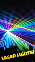 Laser Disco Lights Affiche