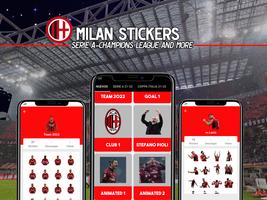 Milan Stickers capture d'écran 2