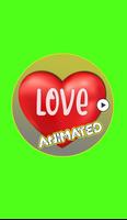 Animated Love Stickers Affiche