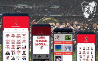 Stickers de River No Oficial постер