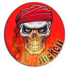 Skull Stickers icône