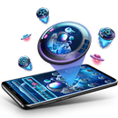 Tema del astronauta galaxia APK