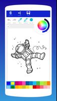 Livre de coloriage astronaute capture d'écran 3