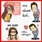 Stiker Gambar Lucu Bahasa Jawa icône