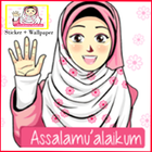Stiker Dan Wallpaper Hijab Rahaina icône