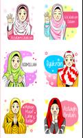 Stiker Dan Wallpaper Hijab Rahaina imagem de tela 3
