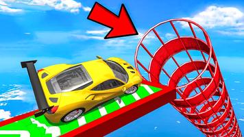 GT Car Stunt Racing Mega Ramps الملصق