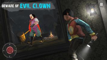 Evil Scary Clown Horror Escape تصوير الشاشة 1