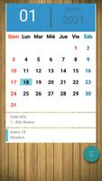 Calendario de Chile 2025 Affiche