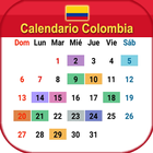 Calendario Festivos Colombia Zeichen
