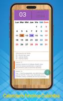 Calendario Festivos Colombia Plakat