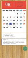 Calendario Festivos Colombia स्क्रीनशॉट 1