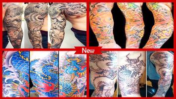 Tatuagens de manga chinesa Cartaz