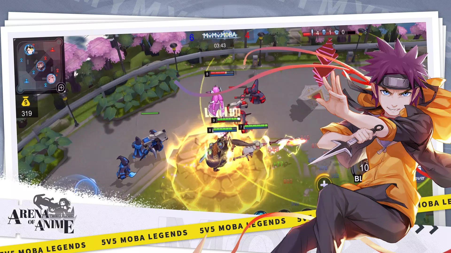 Arena of Anime: MOBA Legends - Gameplay New MOBA Game Android iOS APK 