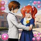 Love Life: Anime School Games icône