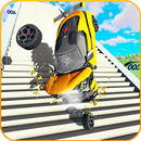 APK Crash Beam Drive Sim: پله های 
