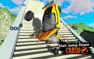 برنامه‌نما Crash Beam Drive Sim: پله های  عکس از صفحه