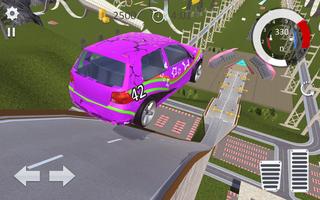 Car Crash Beam Drive: Long Jump Accident Sim capture d'écran 1