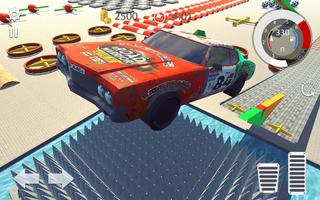 Car Crash Beam Drive: Long Jump Accident Sim plakat