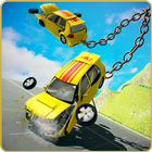 Chained Car Crash Beam Drive Zeichen