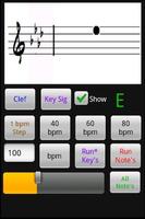 Music Flash Card - FlashNote Affiche